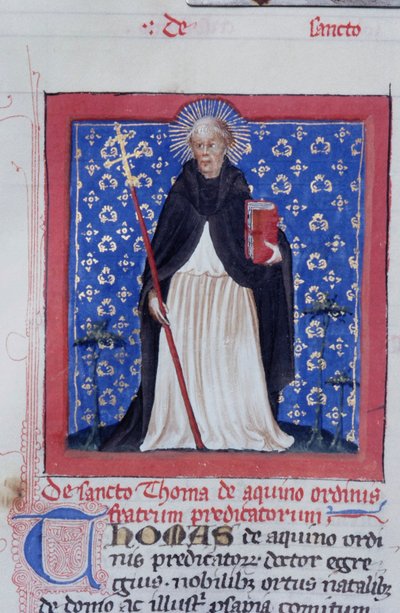 Página del Legenda Aurea, Brujas, c.1400-10 de Flemish School