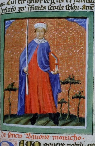 Página del Legenda Aurea, Brujas, c.1400-10 de Flemish School