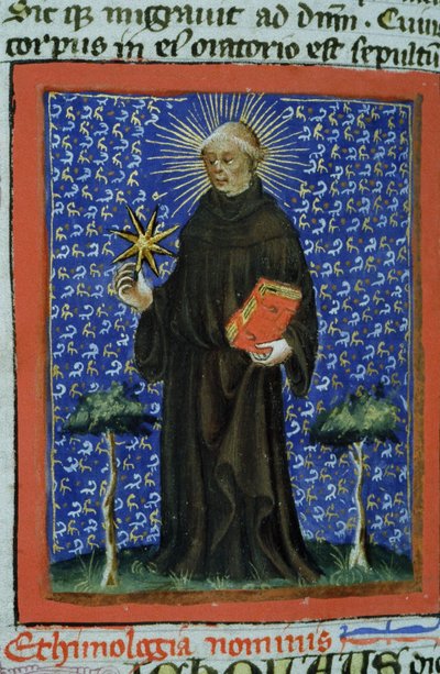Página del Legenda Aurea, Brujas, c.1400-10 de Flemish School