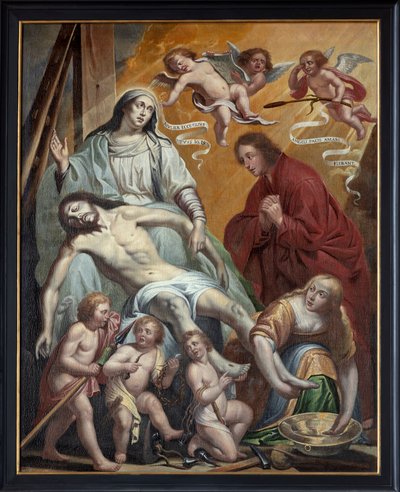 Pintura, Piedad, Escuela flamenca de Flemish School
