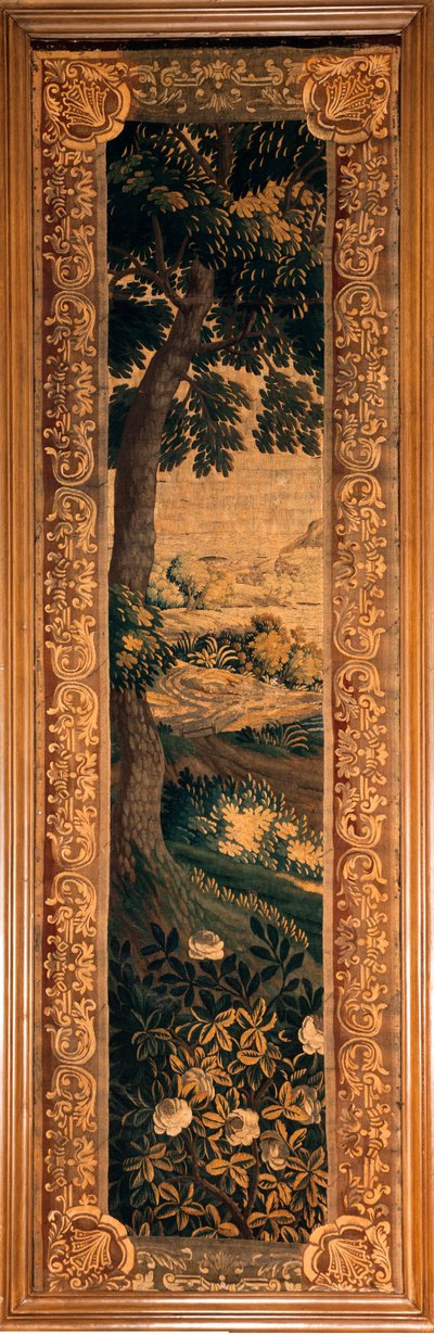 Palacio (Castillo de Eu). El museo (Museo Louis-Philippe del castillo de la UE). Tapiz flamenco. siglo 18. de Flemish School