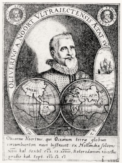 Retrato de Oliver Noort (1558-1627) a los 42 años de Flemish School