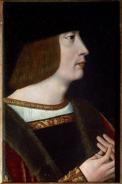 Retrato de Filiberto II de Saboya llamado el Hermoso de Flemish School