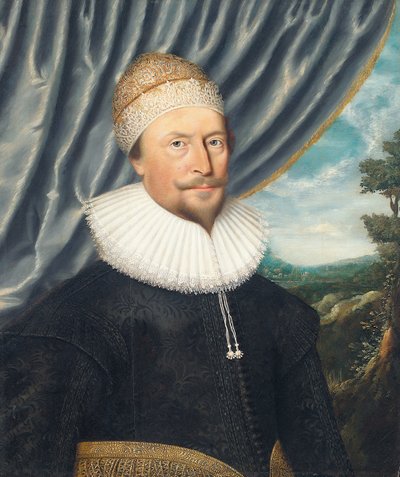 Retrato de Sir Giles Allington, c.1620 de Flemish School