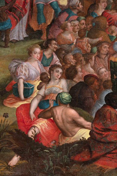 Predicación de Juan en el desierto de Flemish School