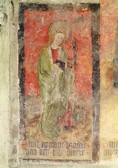 Santa Apolonia, mural de la cripta, c.1480-1540 de Flemish School