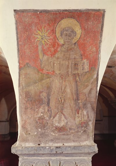 San Bernardino de Siena, mural de la cripta de Flemish School