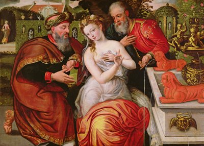 Susana y los ancianos de Flemish School