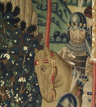 Tapiz que muestra las conquistas del rey Alfonso V de Portugal de Flemish School