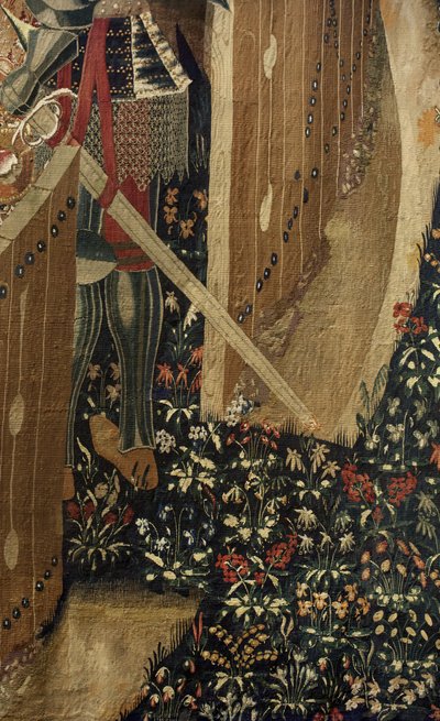 Tapiz que muestra las conquistas del rey Alfonso V de Portugal de Flemish School
