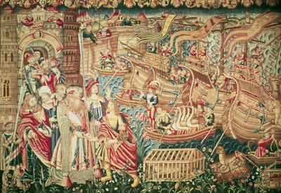 La Llegada de Vasco da Gama a Calcuta, 20 de mayo de 1498 de Flemish School
