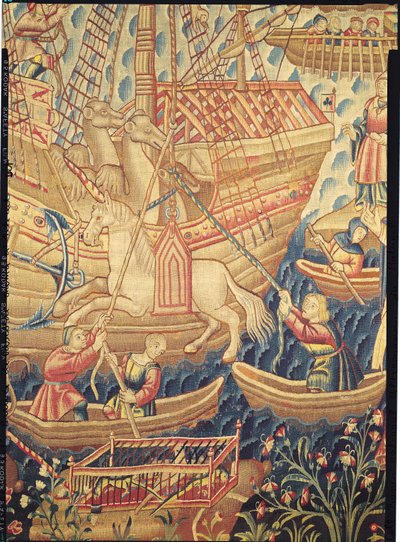 La llegada de Vasco de Gama de Flemish School