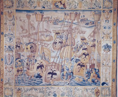 La Batalla de Túnez o Lepanto de Flemish School