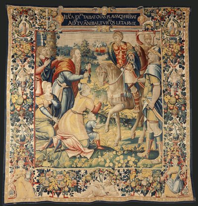 Historia de Aníbal, c.1570 (tapiz) de Flemish School