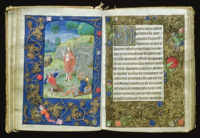 La Resurrección, miniatura del Libro de Oración de Stafford de Flemish School
