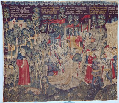 La Historia de Jourdain de Blaye, Taller de Arras de Flemish School