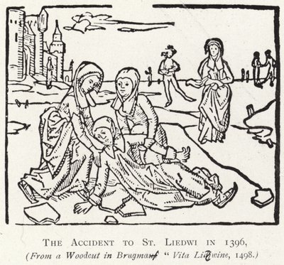 El accidente de San Liedwi en 1396 de Flemish School