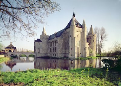 Vista del castillo de Flemish School