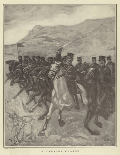 Una carga de caballería de Fletcher C. Ransom