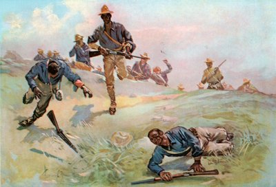 Tropa C, Noveno de Caballería de EE.UU., Capitán, Liderando la Carga en San Juan de Fletcher C. Ransom