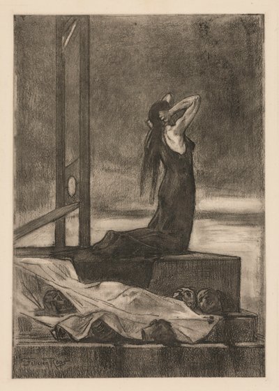 Pena capital: El dolor de la muerte Todesstrafe: La peine de mort, c. 1880 de Félicien Rops