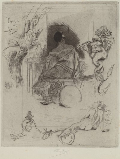 La Última Maja de Félicien Rops