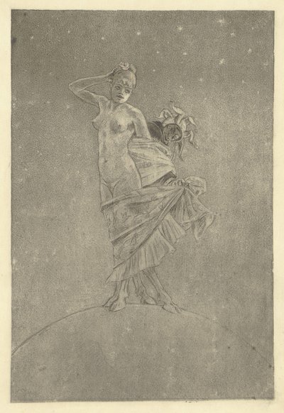 La prostitución y la locura dominan el mundo [Documento ilustrado]. de Félicien Rops