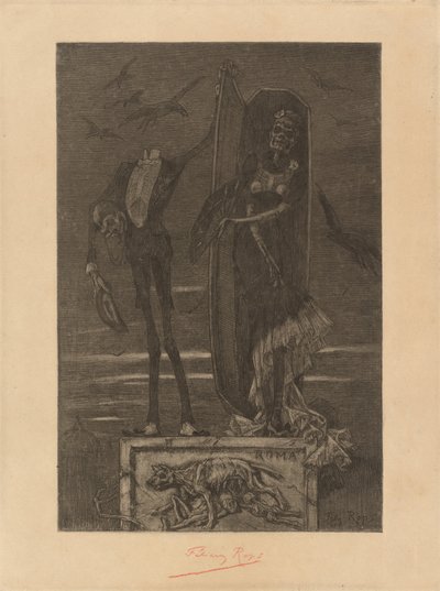 Le Vice suprême: Frontispicio de Félicien Rops