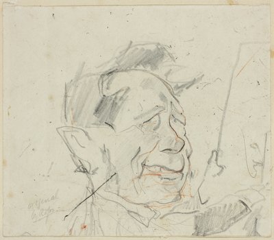 Boceto de Ferdinand Marinus de Félicien Rops