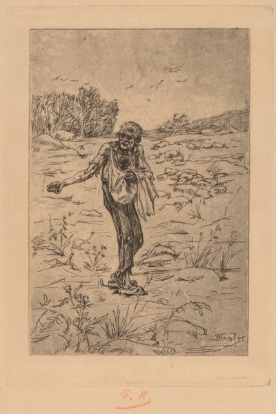 La parábola del sembrador (Le Semeur de Paraboles) de Félicien Rops