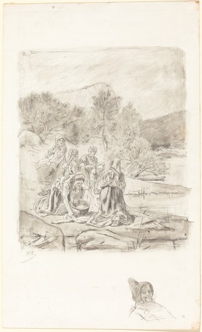 Lavanderas de Félicien Rops
