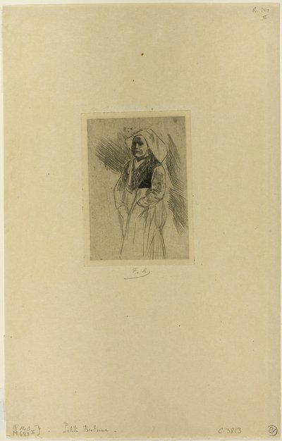 Joven bretona de Félicien Rops