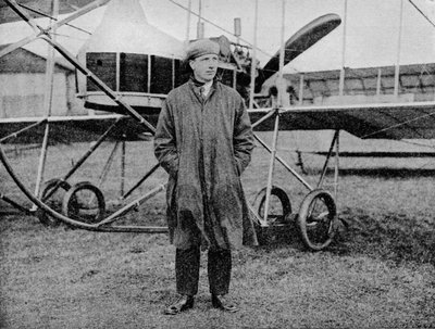 Carrera aérea Londres-Manchester: Sr. Jack Alcock y su biplano Maurice Farman, 1914 de Flight Photo