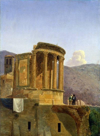 El Templo de Vesta en Tívoli de Felix Boisselier
