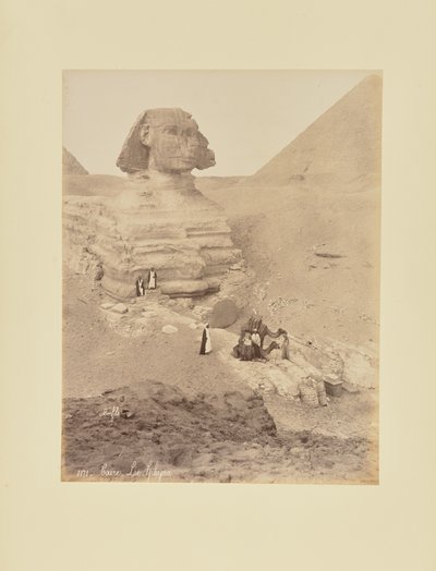 El Cairo - Le Sphynx de Félix Bonfils