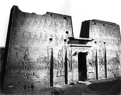 Edfu, Nubia, Egipto, 1878 de Félix Bonfils
