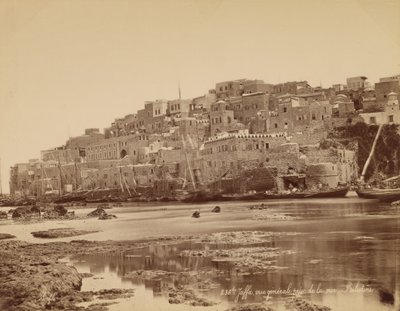 Jaffa, Vista general desde el mar - Palestina de Félix Bonfils