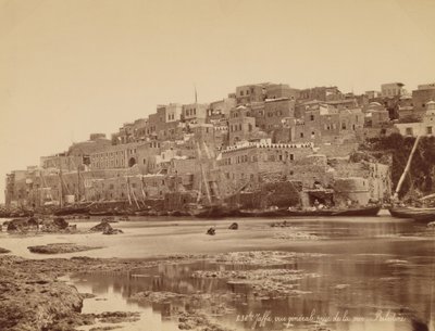 Jaffa, Vista General Tomada desde el Mar - Palestina de Félix Bonfils