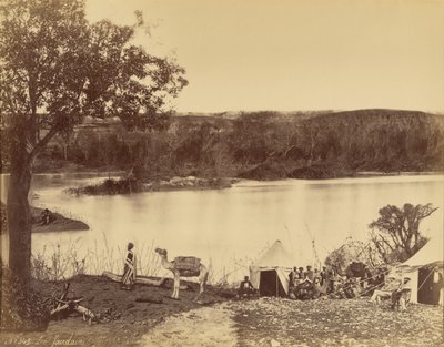 Le Jourdain [El río Jordán] de Félix Bonfils