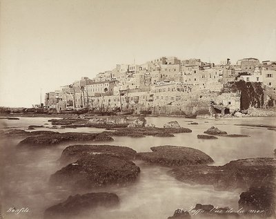 Vista panorámica de Jaffa, Israel de Félix Bonfils