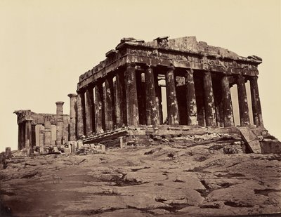 Parthenon, pris des propylees - Atenas. [Desde el norte - oeste] de Félix Bonfils