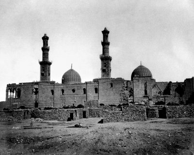 Mezquita del Sultán Barquq, El Cairo, Egipto, 1878 de Félix Bonfils