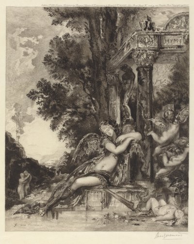 La Diosa Discordia de Félix Bracquemond, after Gustave Moreau