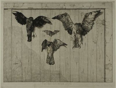 La parte superior de una puerta de Félix Henri Bracquemond