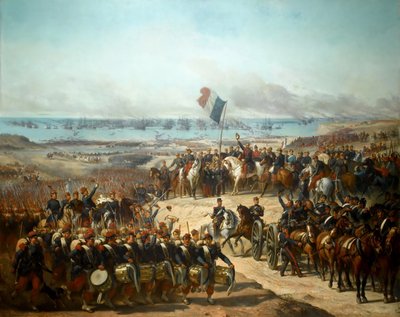 Desembarco del ejército francés en Eupatoria, 14 de septiembre de 1854 de Félix Joseph Barrias