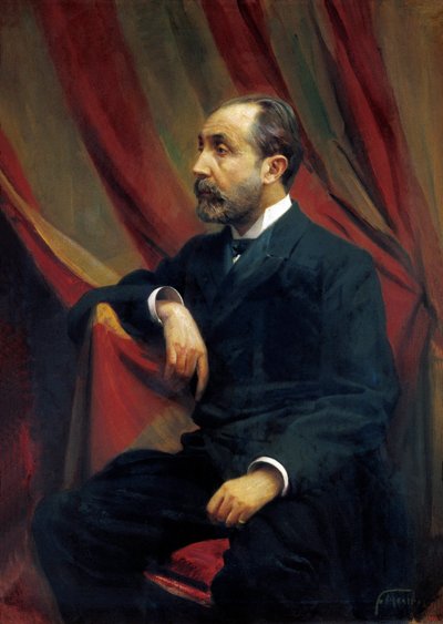 Retrato de Bartomeu ROBERT i YARZABAL (1842-1902), médico y político español de Félix Mestres Borrell
