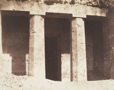 Béni Haçan, Arquitectura Hipogea, Tumba de Amoneï, 1851-52 de Félix Teynard
