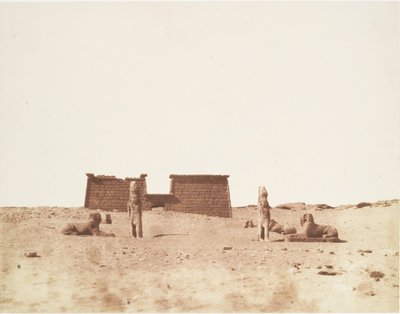 Sébôuah, vista general del templo de Félix Teynard