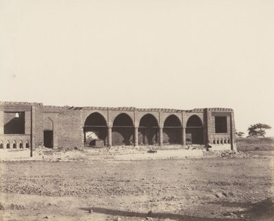 Syout, Caravasar en Ruinas, 1851-52, impreso 1853-54 de Félix Teynard