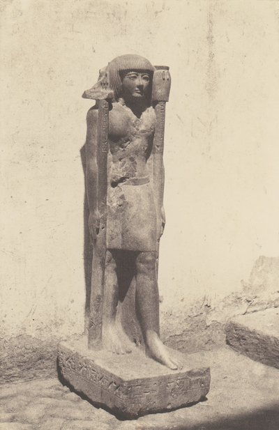 Syout Lycopolis, Estatua perteneciente al Doctor Cuny de Félix Teynard